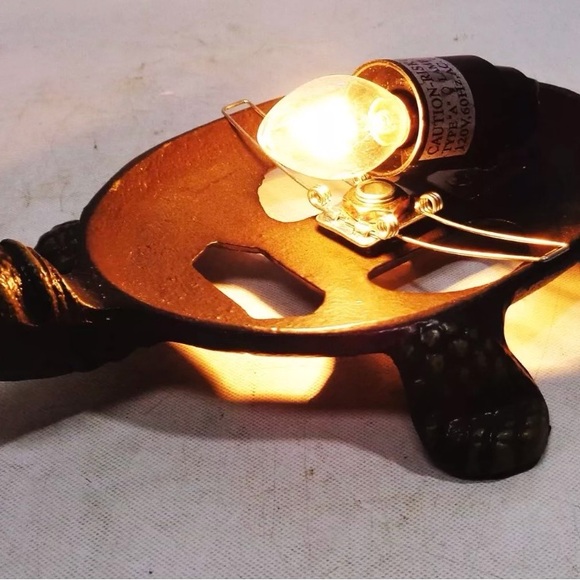 Tortoise Turtle Table Lamp / Nightlight by Terra Cottage New (TL4386A) LLF - Picture 6 of 7